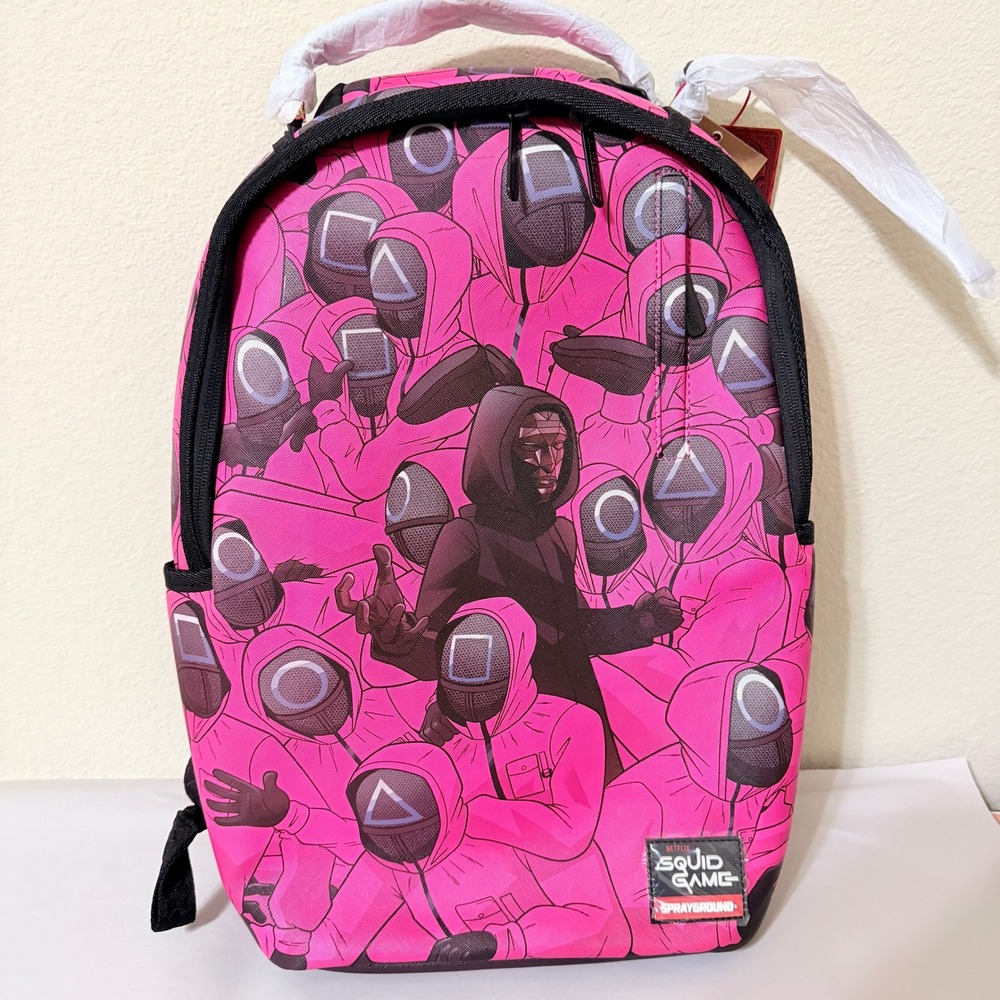 Sprayground Squid Game Frontman Backpack‎ Limited Edition 2025 Multicolor/Pink